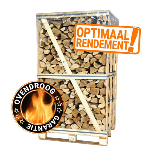 BIG pallet oven droog eik brandhout 2m³